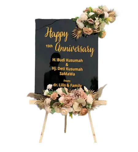 Papan Bunga Akrilik Mertelu